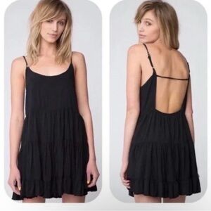Brandy Melville Black Backless Dress